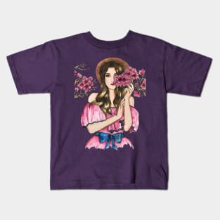 Cherry Blossom Girl Kids T-Shirt